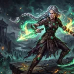 Melinoë usando magia no submundo em Hades II, saiba onde jogar no PC e consoles.