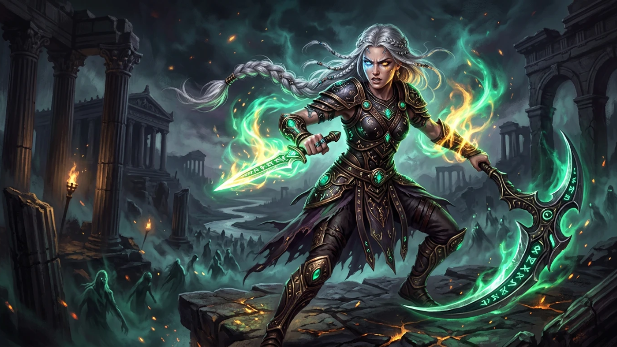 Melinoë usando magia no submundo em Hades II, saiba onde jogar no PC e consoles.